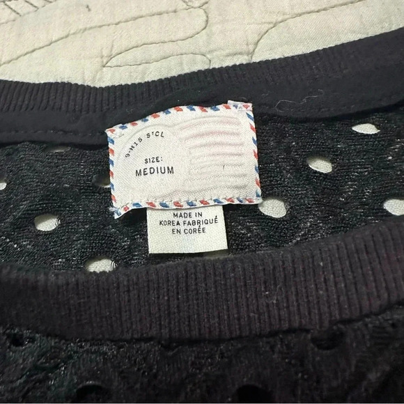 Anthropologie Postmark M Black Chantal
Eyelet Top Black Short Sleeve Top - Picture 8 of 9